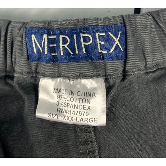 Meripex Stretch Shorts Women's XXXL 3XL Gray Pockets Elastic Waist 5.5" Inseam - Picture 3 of 6